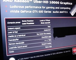 (angebliche) Spezifikationen zur Radeon Uber-HD 10000 - Achtung, Fälschung!